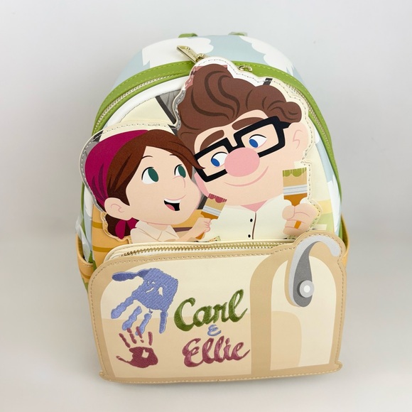 Loungefly Disney Pixar Carl & Ellie Mailbox Mini Backpack New With Tags - Flaw - Picture 2 of 16